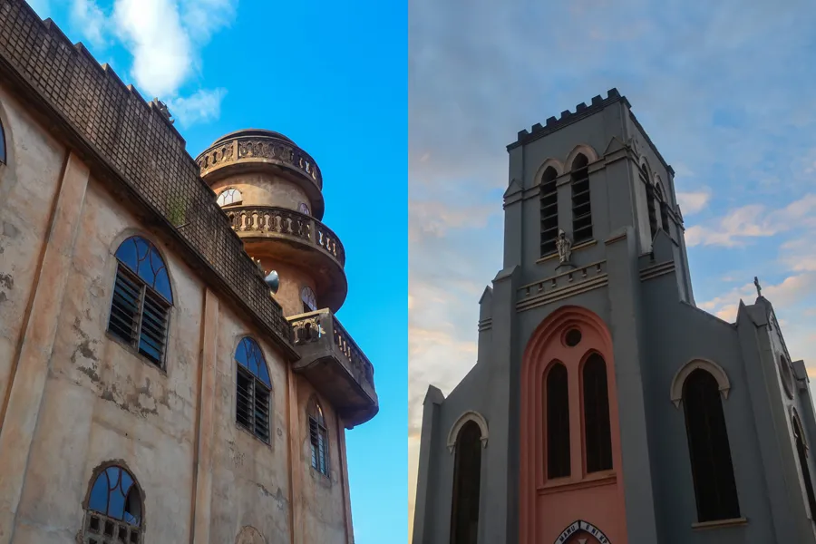 A mosque in Ketou, and a church in Ouidah, Benin. ?w=200&h=150