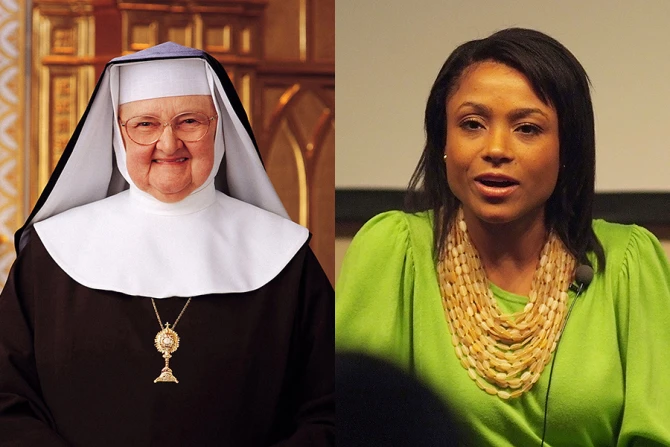 Mother Angelica EWTN Dominique Dawes Credit George Mason University via Flickr CC BY 20 CNA