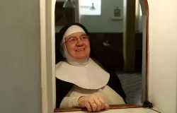 Mother Angelica, Prioress of St. Mary of the Rosary Convent, gives an interview to CNA on Feb. 16, 2013. ?w=200&h=150