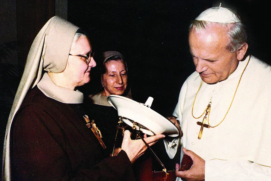 Mother Angelica with John Paul II.?w=200&h=150