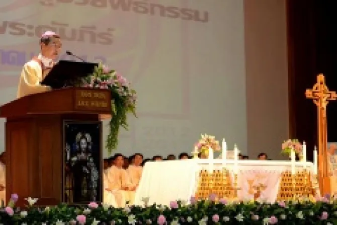Msg Paul Tscoang In Nam Apostolic nuncio to Thailand Credit Archdiocese of Bangkok CNA