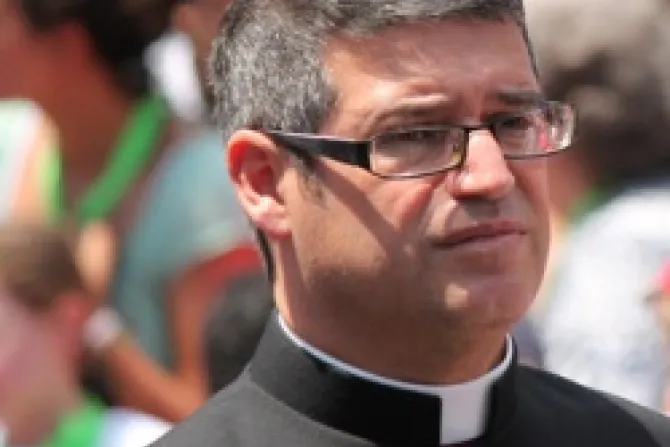 Msgr Fabian Pedacchio Leaniz in the Vatican on June 23 2013 Credit Alan Holdren CNA CNA US Catholic News 7 18 13