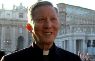 Msgr. Matthew Koo speaks with CNA on March 19, 2014.   Marco Galdolfo/CNA.