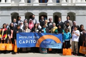 Muslim Day at the California Capitol on June 2014 Photo courtesy of Council on American Islamic Relations CA 2 CNA 7 8 14