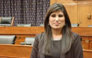 Naghmeh Abedini, wife of Pastor Saeed Abedini testified in a joint hearing on Capitol Hill in Washington D.C. on Dec. 12, 2013.   Addie Mena/CNA.