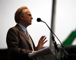 Richard Dawkins speaks during the National Atheist Organization's 'Reason Rally' March 24, 2012 on the National Mall in Washington, DC. ?w=200&h=150