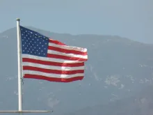 Carpenteria Beach United States Flag, 