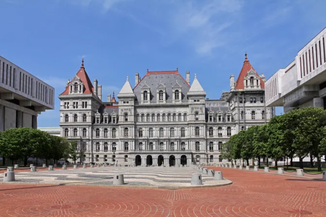 New York state capitol building in Albany Credit Spiroview Inc Shutterstock CNA