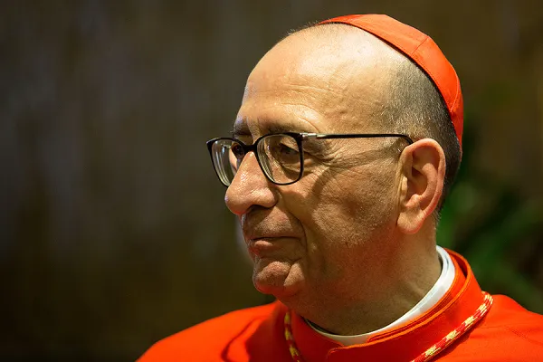 Cardinal Juan Jose Omella of Barcelona at the June 28, 2017, consistory in St. Peter's Basilica. . Daniel Ibanez/CNA.