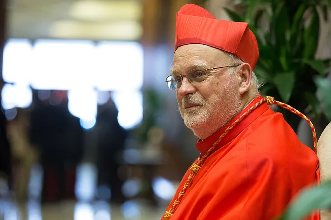 New cardinal Bishop Anders Arborelius of Stockholm Sweden at the consistory in St Peters Basilica on June 28 2017 Credit Daniel Ibanez 2 CNA