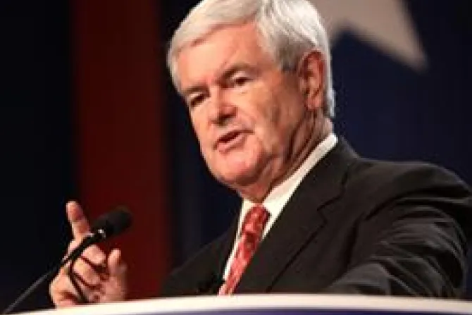 Newt Gingrich Credit Gage Skidmore CC BY SA 3 0 CNA US Catholic News 10 25 11