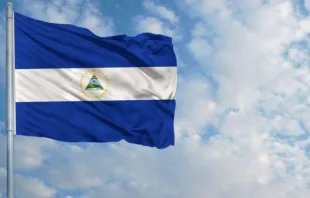 The flag of Nicaragua.   Millenius/Shutterstock.