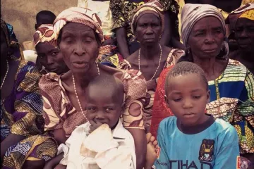 Nigerian Christians displaced from Maiduguri diocese after Boko Haram attacks Courtesy of Maiduguri diocese CNA 5 28 15