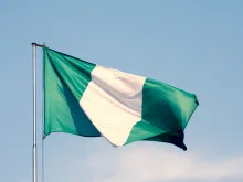 The flag of Nigeria. 