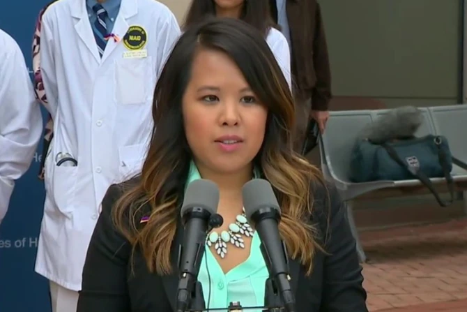 Nina Pham after release Screen Shot CNA