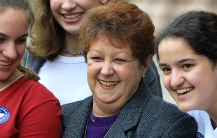 Norma McCorvey in Austin, Texas, Jan. 27, 2001.   Joe Raedle/Getty Images.