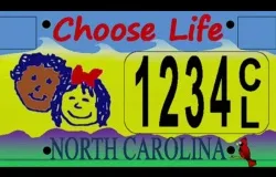North Carolina's Choose Life license plates.?w=200&h=150