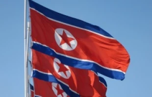 North Korean flag.   John Pavelka via Flickr (CC BY 2.0).