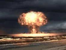 Nuclear explosion. 