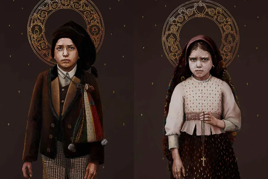 Official portrait of Francisco and Jacinta Marto, designed by Silvia Patricio. Courtesy of the Fatima Shrine.?w=200&h=150