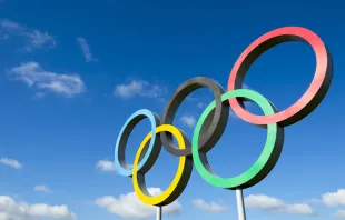 Olympic rings.   lazyllama/Shutterstock