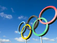 Olympic rings. 