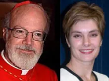 Cardinal Sean O'Malley and Ms. Tiziana Dearing