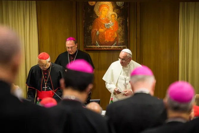 Opening Session of the Extraordinary Assembly of the Synod of Bishops at the Vatican on Oct 6 2014 Credit Mazur catholicnewsorguk CC BY NC SA 20