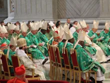 Bishops from around the world gather for the inaugural Mass of the 2014 Synod on the Family. 