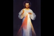 Original painting of the Divine Mercy by Eugeniusz Kazimirowski in 1934 Wikimedia Commons 40 Cna