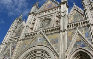The front entrance of the Orvieto Cathedral.   Marianne Medlin/CNA.