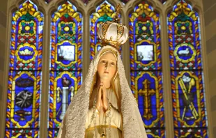 Our Lady of Fatima.   Our Lady of Fatima International Pilgrim Statue via Flickr (CC BY-SA 2.0).