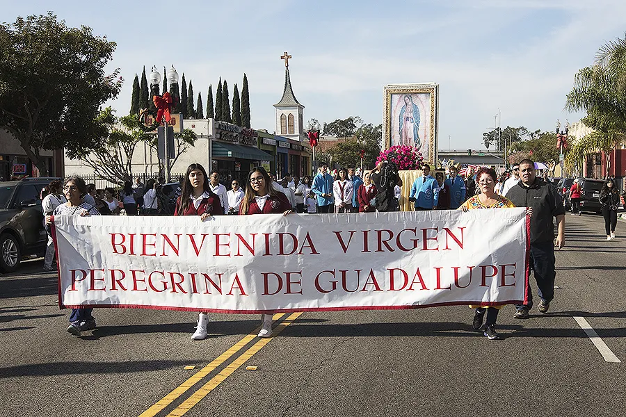 Our Lady of Guadalupe procession and Mass in L.A., led by Archbishop Jose Gomez. Courtesy of the Archdiocese of Los Angeles.?w=200&h=150