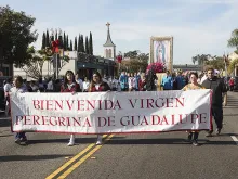 Our Lady of Guadalupe procession and Mass in L.A., led by Archbishop Jose Gomez. Courtesy of the Archdiocese of Los Angeles.