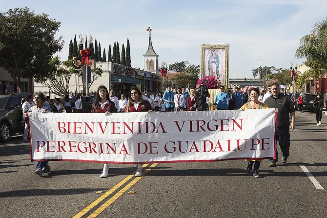Our Lady of Guadalupe procession and Mass in LA led by Archbishop Jose Gomez Courtesy of the Archdiocese of Los Angeles 3 CNA