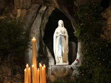 Our Lady of Lourdes grotto, Lourdes, France.