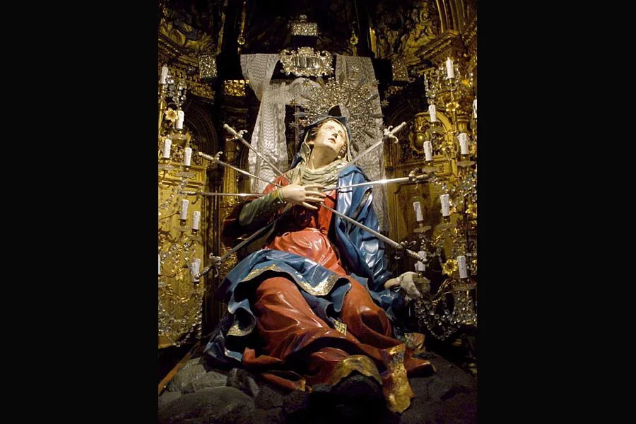 Our Lady of Sorrows at the Church of the Holy Cross in Salamanca.?w=200&h=150