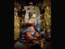 Our Lady of Sorrows at the Church of the Holy Cross in Salamanca.