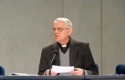 Father Federico Lombardi holds a Feb. 21, 2013 briefing at the Vatican press office. ?w=200&h=150