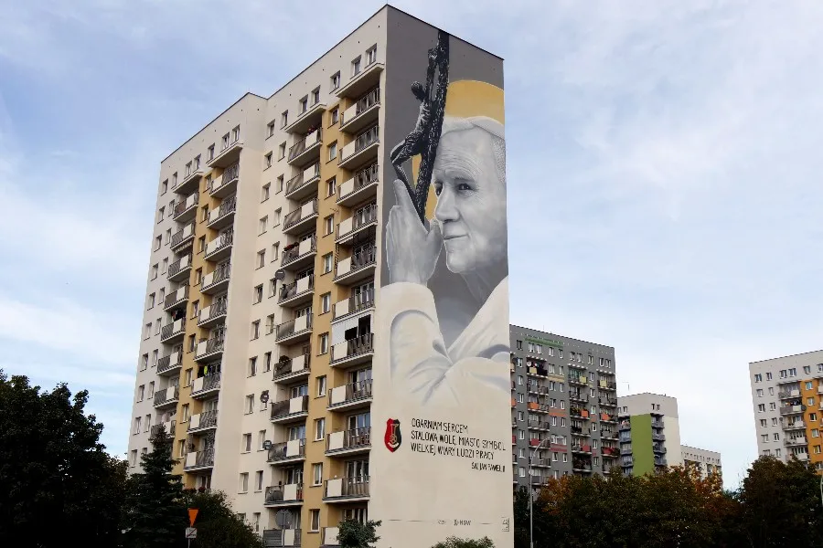 The mural of St. John Paul II in Stalowa Wola, Poland. ?w=200&h=150