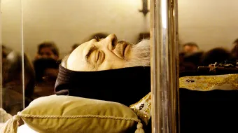 The body of St. Pio of Pietrelcina.