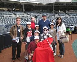 Shane FitzMaurice and his sons, Jack and Thomas, in front of Adrian Gonzalez.  Back row: Spencer S. Busby, Andrew Alves, Kevin Oliver, Spencer B. Busby, Adrian Gonzalez, Jacob Oliver, and Angela Busby?w=200&h=150