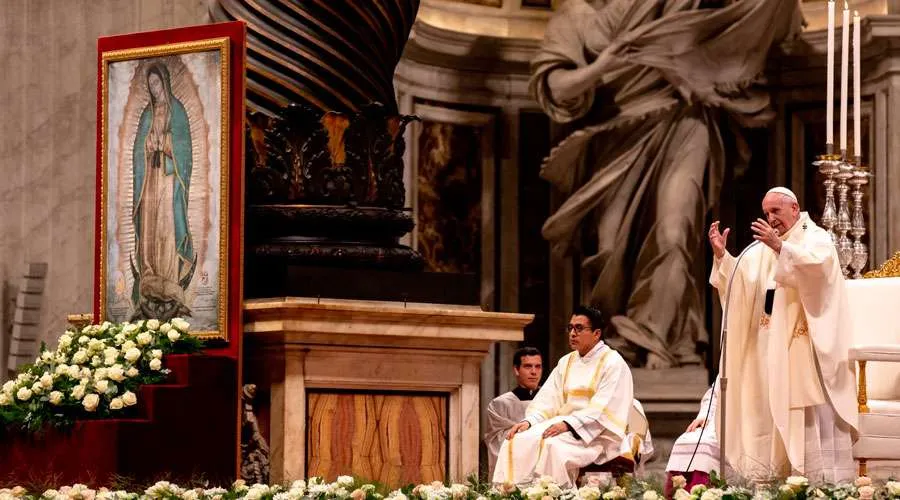 Pope Francis celebrates Mass for Our Lady of Guadalupe. ?w=200&h=150