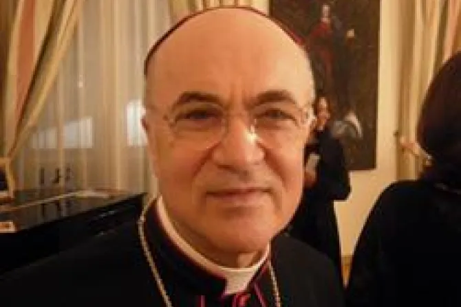 Papal Nuncio to the United States Archbishop Carlo Maria Vigan CNA US Catholic News 11 4 11