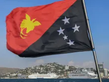 Papua New Guinea flag flies ahead of the Nov. 17-18 APEC summit. 