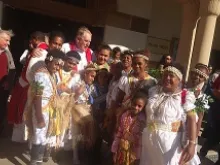 Papua New Guineans celebrate Bl. Peter To Rot near Sydney, Australia, July 6, 2014. 