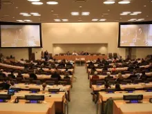 Participants at a seminar at the United Nations, Sept. 19, 2013. 