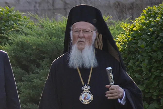Patriarch Bartholomew I of Constantinople at the Vatican on June 8 2014 Credit Alan Holdren CNA CNA 6 9 14
