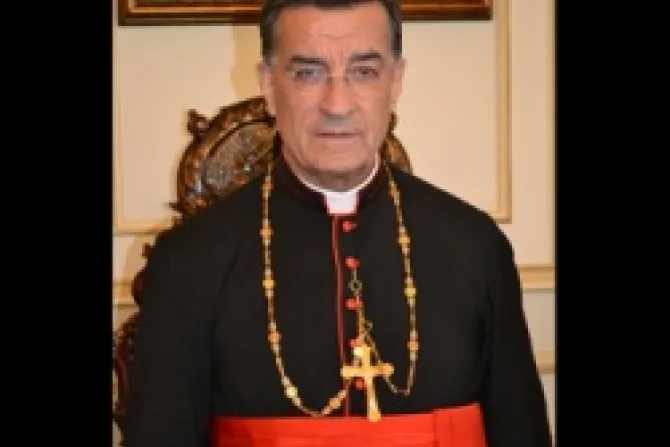 Patriarch Bechara Boutros Rai of the Maronite Church Credit ACN 2 CNA US Catholic News 8 17 12