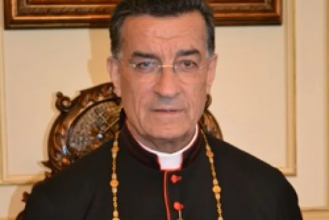 Patriarch Bechara Boutros Rai of the Maronite Church Credit ACN CNA US Catholic News 8 17 12